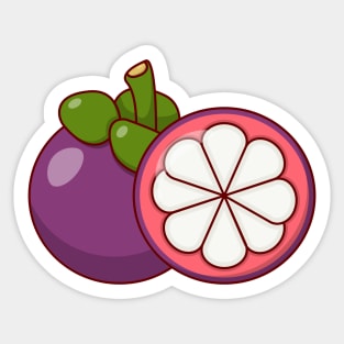 Mangosteen Fruit Sticker